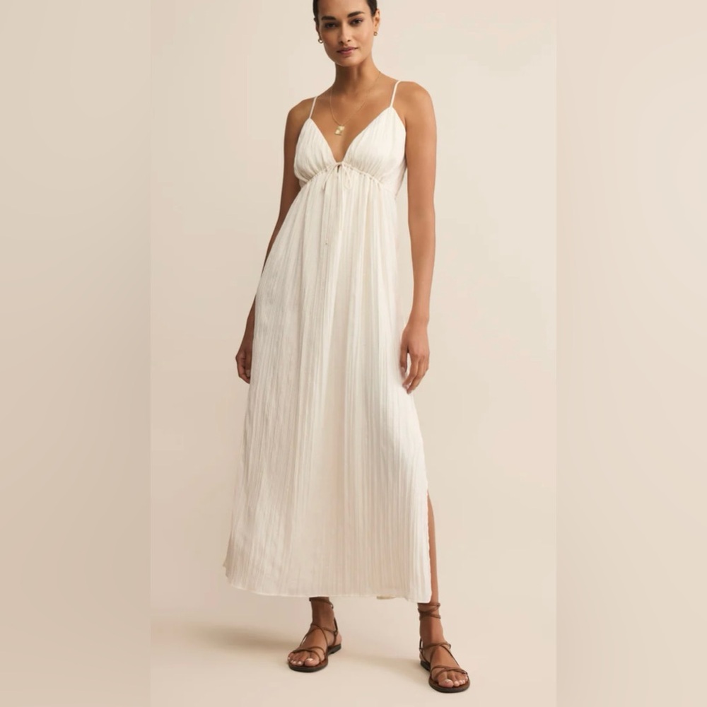 ♥️ Z Supply Elegant White Maxi Dress NWT